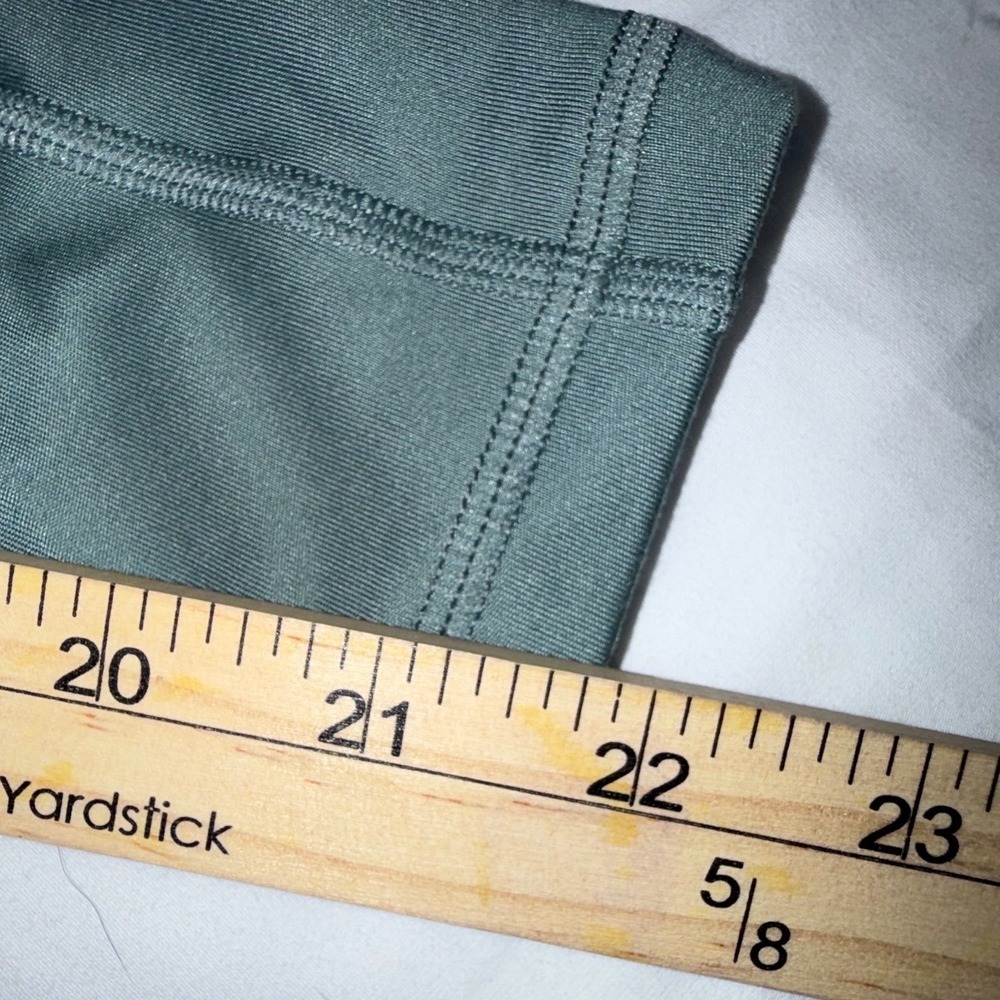 Victoria's Secret High Waisted Pocket Leggings Women 6 Teal Blue Stretch - Picture 7 of 9